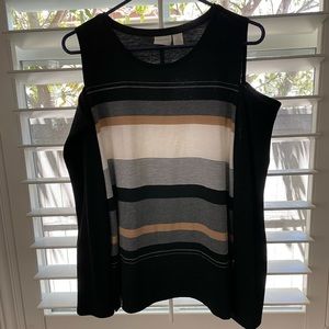 Zenergy by Chico’s Striped top, Size 2